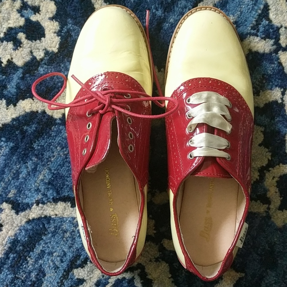 Bass "Odette" saddle shoes